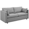 Modway Activate Upholstered Fabric Sofa and Armchair Set EEI-4045-LGR-SET Light Gray