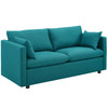 Modway Activate Upholstered Fabric Sofa and Armchair Set EEI-4045-TEA-SET Teal