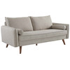 Modway Revive Upholstered Fabric Sofa and Loveseat Set EEI-4047-BEI-SET Beige