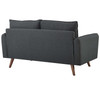 Modway Revive Upholstered Fabric Sofa and Loveseat Set EEI-4047-GRY-SET Gray