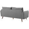 Modway Revive Upholstered Fabric Sofa and Loveseat Set EEI-4047-LGR-SET Light gray