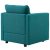 Modway Activate Upholstered Fabric Armchair Set of 2 EEI-4078-TEA Teal