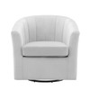 Modway Prospect Performance Velvet Swivel Armchair EEI-4139-LGR Light Gray