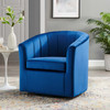 Modway Prospect Performance Velvet Swivel Armchair EEI-4139-NAV Navy