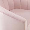 Modway Prospect Performance Velvet Swivel Armchair EEI-4139-PNK Pink