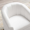 Modway Prospect Performance Velvet Swivel Armchair EEI-4139-WHI White