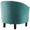 Modway Prospect Channel Tufted Performance Velvet Loveseat and Armchair Set EEI-4146-TEA-SET Teal