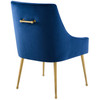 Modway Discern Upholstered Performance Velvet Dining Chair Set of 2 EEI-4148-NAV Navy