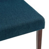 Modway Prosper 5 Piece Upholstered Fabric Dining Set EEI-4179-CAP-BLU Cappuccino Blue