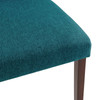 Modway Prosper 5 Piece Upholstered Fabric Dining Set EEI-4179-CAP-TEA Cappuccino Teal