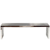 Modway Gridiron Large Stainless Steel Bench EEI-570-SLV Silver
