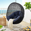 Modway Encase Swing Outdoor Patio Lounge Chair EEI-739-NAV-SET Navy