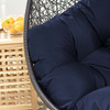 Modway Encase Swing Outdoor Patio Lounge Chair EEI-739-NAV-SET Navy