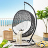 Modway Encase Swing Outdoor Patio Lounge Chair EEI-739-SET White