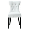 Modway Silhouette Dining Vinyl Side Chair EEI-812-WHI White
