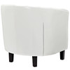 Modway Prospect Upholstered Vinyl Armchair EEI-813-WHI White