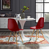 Modway Pyramid Dining Side Chairs Set of 2 EEI-928-RED Red