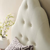 Modway Sovereign Twin Upholstered Fabric Headboard MOD-5168-IVO Ivory