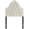Modway Sovereign Twin Upholstered Fabric Headboard MOD-5168-IVO Ivory