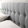 Modway Emily Full Upholstered Fabric Headboard MOD-5172-GRY Gray