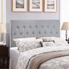 Modway Clique Queen Upholstered Fabric Headboard MOD-5202-GRY Sky Gray