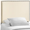 Modway Region Nailhead Twin Upholstered Headboard MOD-5218-IVO Ivory