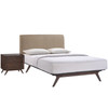 Modway Tracy 2 Piece Queen Bedroom Set MOD-5260-CAP-LAT-SET Cappuccino Latte