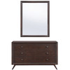 Modway Tracy Dresser and Mirror MOD-5310-CAP-SET Cappuccino