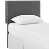 Modway Phoebe Twin Upholstered Fabric Headboard MOD-5382-GRY Gray