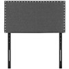 Modway Phoebe Twin Upholstered Fabric Headboard MOD-5382-GRY Gray