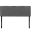Modway Phoebe Queen Upholstered Fabric Headboard MOD-5386-GRY Gray