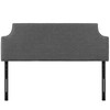 Modway Laura Full Upholstered Fabric Headboard MOD-5392-GRY Gray