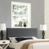 Modway Camille Queen Upholstered Fabric Headboard MOD-5407-GRY Gray