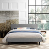 Modway Anya Queen Bed MOD-5420-LGR Light Gray