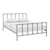 Modway Dower Queen Stainless Steel Bed MOD-5437-GRY Gray