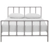 Modway Dower Queen Stainless Steel Bed MOD-5437-GRY Gray