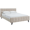 Modway Ophelia Queen Fabric Bed MOD-5465-BEI Beige