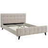 Modway Ophelia Queen Fabric Bed MOD-5465-BEI Beige