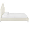 Modway Primrose Queen Performance Velvet Platform Bed MOD-5812-IVO Ivory