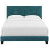 Modway Amira Twin Performance Velvet Bed MOD-5851-SEA Sea Blue