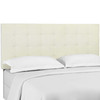 Modway Paisley Tufted King and California King Upholstered Performance Velvet Headboard MOD-5856-IVO Ivory