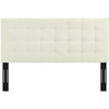 Modway Paisley Tufted King and California King Upholstered Performance Velvet Headboard MOD-5856-IVO Ivory