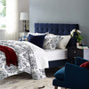 Modway Paisley Tufted King and California King Upholstered Performance Velvet Headboard MOD-5856-MID Midnight Blue
