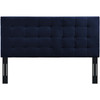 Modway Paisley Tufted King and California King Upholstered Performance Velvet Headboard MOD-5856-MID Midnight Blue
