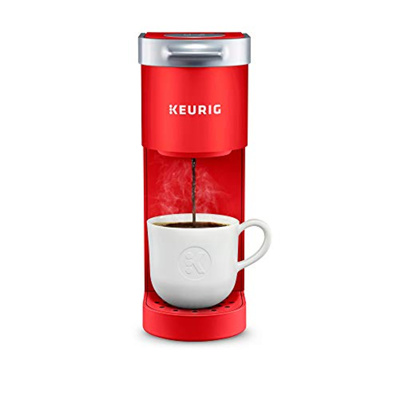 Keurig Coffee Travel Mug, Fits Under Any Keurig K-Cup Pod Coffee Maker, 14  oz, Red