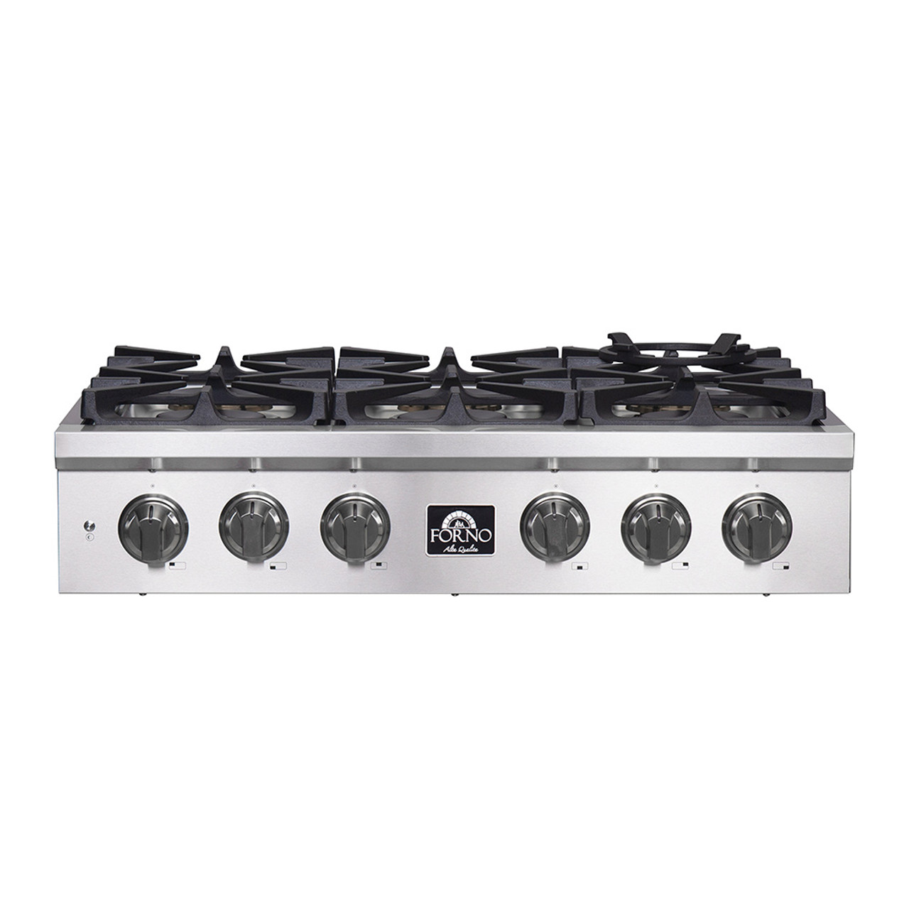 Forno Spezia 36 Gas Cooktop 6 Burners w/ Wok Ring and Grill