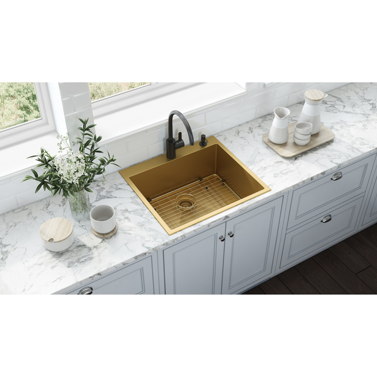 Ruvati Stainless Steel Kitchen Sink RVH5007GG