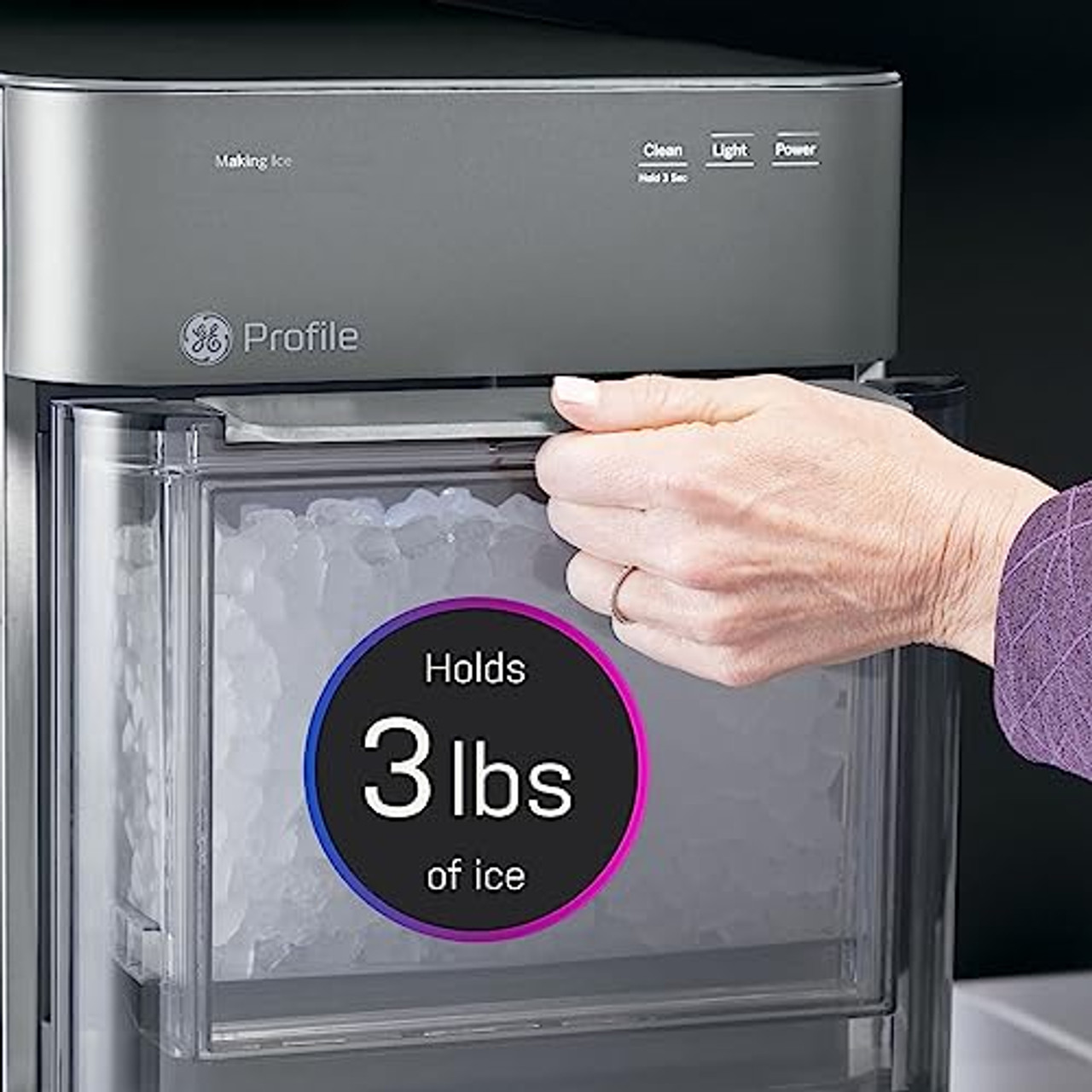  GE Profile Opal 2.0, Countertop Nugget Ice Maker, Ice Machine  with WiFi Connectivity, Smart Home Kitchen Essentials