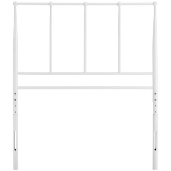 Modway Kiana Twin Metal Stainless Steel Headboard MOD-6103-WHI White