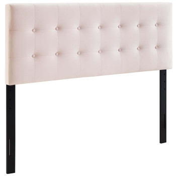 Modway Emily Queen Biscuit Tufted Performance Velvet Headboard MOD-6116-PNK Pink